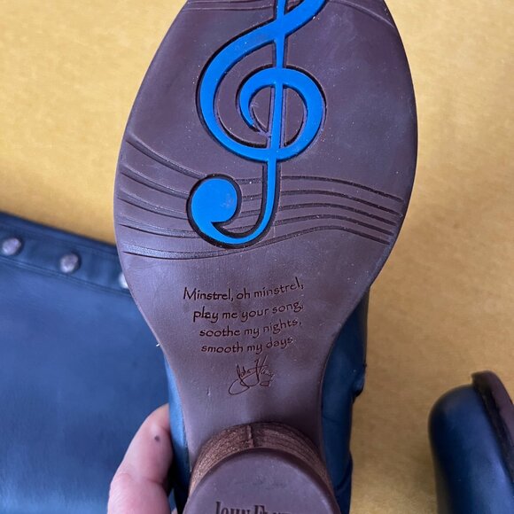 John Fluevog Mezzo Dallas Tall Boots with Studded Detail 7.5 - Picture 7 of 16